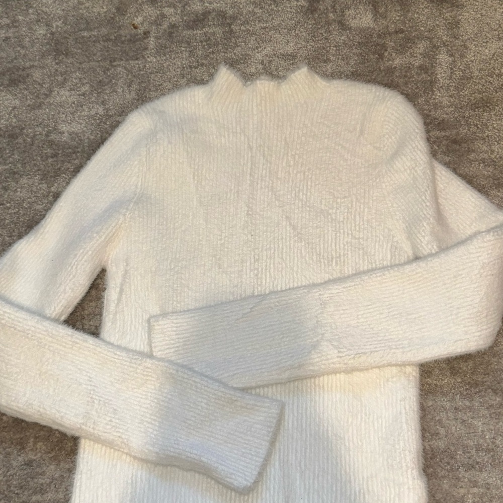 Amazon Women's Cream Turtleneck Sweater